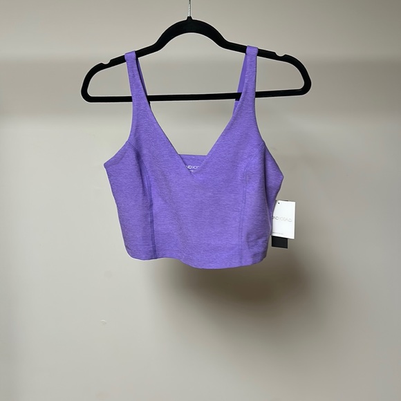 Beyond Yoga Tops - Beyond yoga always on cropped tank bright amethyst Heather